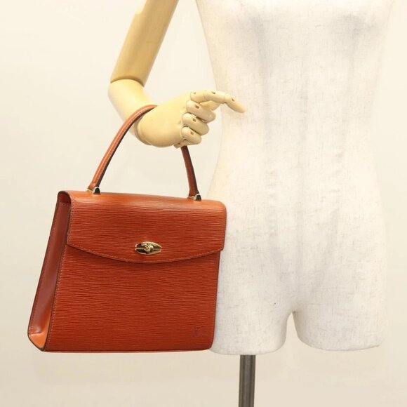 LOUIS VUITTON Epi Malesherbes Hand Bag Brown - Picture 1 of 16